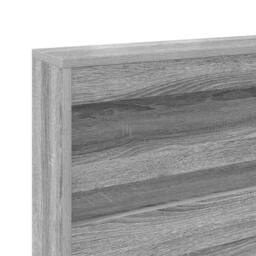 Berkfield Home Storage Headboard with Shelf Grey sonoma 90 cm Engineered wood - thumbnail 9