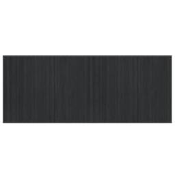 Berkfield Home Rug Rectangular Grey80x200 cm Bamboo in Grey - Size: Medium