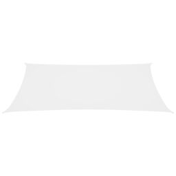 Berkfield Home Sunshade Sail Oxford Fabric Rectangular 4x7 m White - thumbnail 2