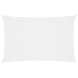 Berkfield Home Sunshade Sail Oxford Fabric Rectangular 4x7 m White - thumbnail 1