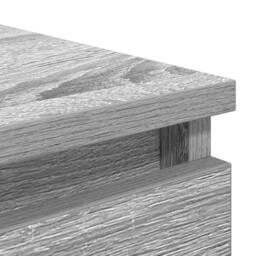 Berkfield Home Sideboard Grey Sonoma 37.5x35x76 cm Engineered Wood - thumbnail 9