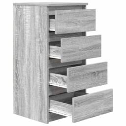 Berkfield Home Sideboard Grey Sonoma 37.5x35x76 cm Engineered Wood - thumbnail 5