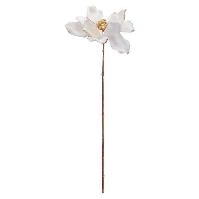 VFM e-Store Christmas Magnolia Stem Decoration 63cm x 15cm Gold X 1 - Size: 63 cm x 15 cm - image 1