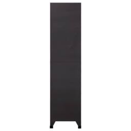 Berkfield Home Locker Cabinet Anthracite 90x40x180 cm Steel in Black - Size: 90 x 40 x 180 cm - thumbnail 4