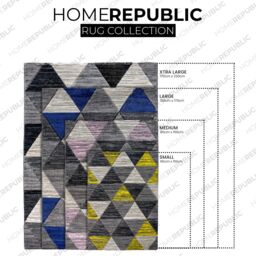 Home Republic Vision Geometric Carved Rug in Pink - Size: 120 cm x 170 cm - thumbnail 5