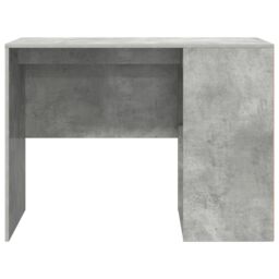 Berkfield Home Writing Desk Concrete grey Wood composite Compact Storage - thumbnail 4