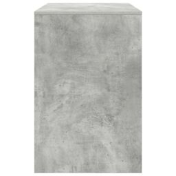 Berkfield Home Writing Desk Concrete grey Wood composite Compact Storage - thumbnail 5