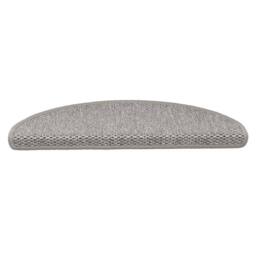 Berkfield Home Stair Mats Self-adhesive Sisal-Look 15 pcs 65x21x4 cm Silver - Size: Medium - thumbnail 4