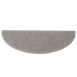 Berkfield Home Stair Mats Self-adhesive Sisal-Look 15 pcs 65x21x4 cm Silver - Size: Medium - thumbnail 5