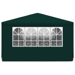 Berkfield Home Professional Party Tent with Side Walls 4x6 m Green 90 g/m? - thumbnail 4
