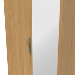 Ready Assembled 2 U Holborn Tall 2 Door 2drw Mirrored Wardrobe (Ready Assembled) in Brown - thumbnail 4