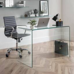 Cheshire Signature Montrose Desk in Clear Glass - thumbnail 7