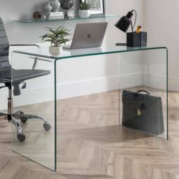 Cheshire Signature Montrose Desk in Clear Glass - thumbnail 2