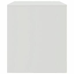 Berkfield Home TV Cabinets 2 pcs White 67x39x44 cm Steel - Size: 67 x 39 x 44 cm - thumbnail 8