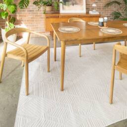 Kukoon Machine Washable Neutral Beige Living Room Area Rug - Size: 80 cm x 150 cm - thumbnail 4