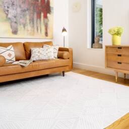 Kukoon Machine Washable Neutral Beige Living Room Area Rug - Size: 80 cm x 150 cm - thumbnail 2