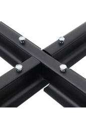 Living and Home Cross Steel Free Standing Umbrella Base（pole is not included） in Black - thumbnail 5