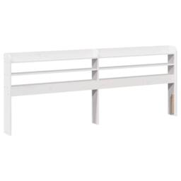 Berkfield Home Beautiful Bed Frame without Mattress White 180x200 cm Super King - thumbnail 8