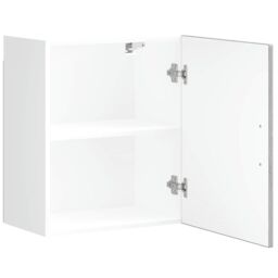 Berkfield Home Kitchen Wall Cabinet¬†Porto Grey Sonoma Engineered Wood in White - thumbnail 6