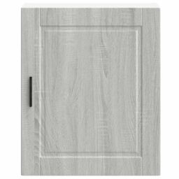Berkfield Home Kitchen Wall Cabinet¬†Porto Grey Sonoma Engineered Wood in White - thumbnail 5