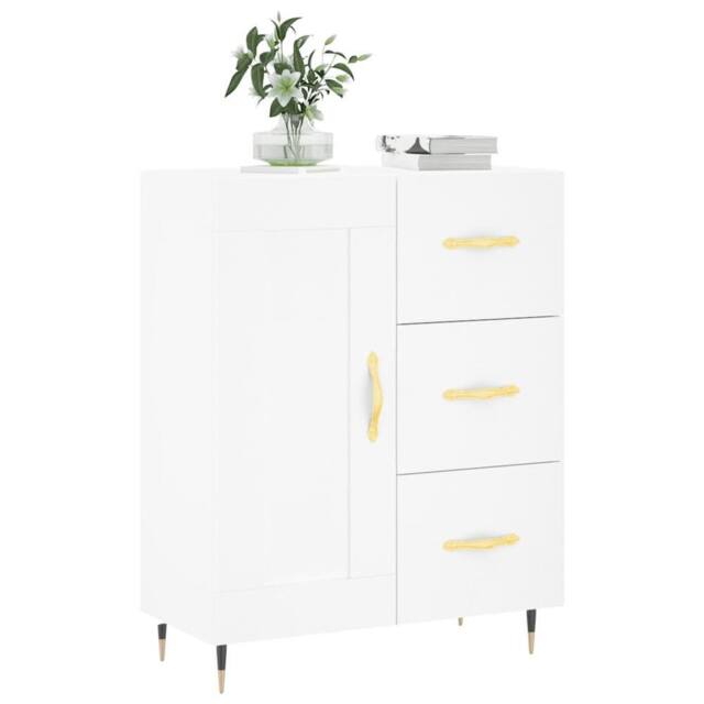 Berkfield Home Sideboard White 69.5x34x90 cm Engineered Wood - image 1