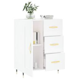 Berkfield Home Sideboard White 69.5x34x90 cm Engineered Wood - thumbnail 4