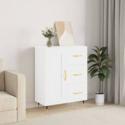 Berkfield Home Sideboard White 69.5x34x90 cm Engineered Wood - thumbnail 2