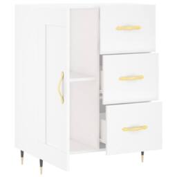 Berkfield Home Sideboard White 69.5x34x90 cm Engineered Wood - thumbnail 6