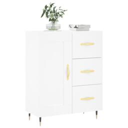 Berkfield Home Sideboard White 69.5x34x90 cm Engineered Wood - thumbnail 1