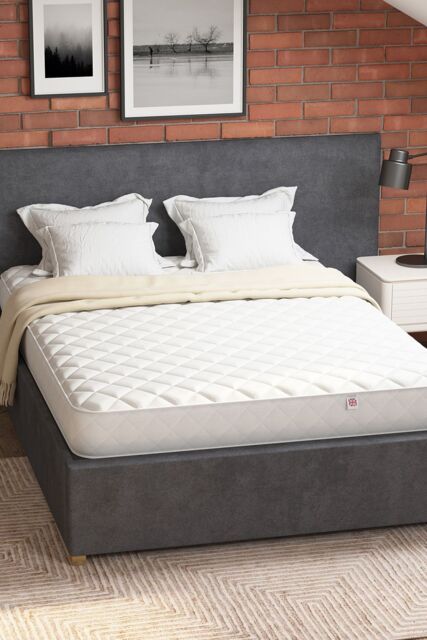 Aspire Value Cooling Open Coil Mattress in White - Size: Small Single - image 1