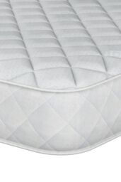 Aspire Value Cooling Open Coil Mattress in White - Size: Small Single - thumbnail 2