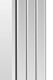 MirrorOutlet Oakley All Glass Triple Edge Bevelled Large Wall Mirror 144 x 116 CM in Silver - Size: 1 Pack - thumbnail 4