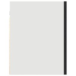 Berkfield Home Hanging Cabinet in Black Oak - 60x31x60 cm, Made from Engineered Wood - Size: 60 x 31 x 60 cm - thumbnail 8