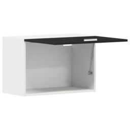 Berkfield Home Hanging Cabinet in Black Oak - 60x31x60 cm, Made from Engineered Wood - Size: 60 x 31 x 60 cm - thumbnail 5