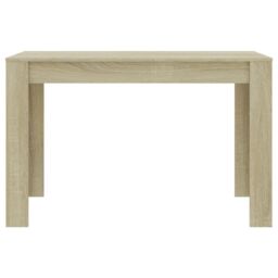 Berkfield Home Dining Table Sonoma Oak 120x60x76 cm Engineered Wood in Brown - Size: 120 x 60 x 76 cm - thumbnail 4