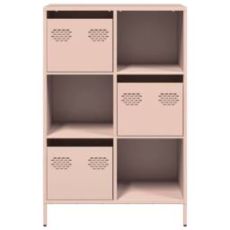 Berkfield Home Highboard Pink 68x39x103.5 cm Steel - thumbnail 5