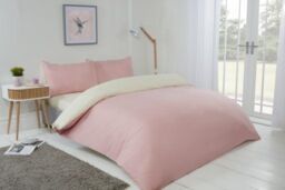 New Edge Blinds Brights Reversible Duvet in Cream - Size: Single - thumbnail 3