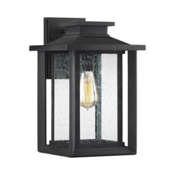 Netlighting Quoizel Wakefield Outdoor Wall Lantern Earth Black IP44 - thumbnail 1