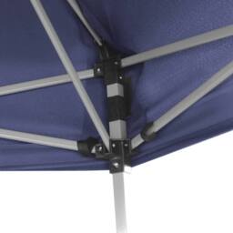 Berkfield Home Hexagonal Pop-Up Marquee with 6 Sidewalls Dark Blue 3.6x3.1 m - thumbnail 5