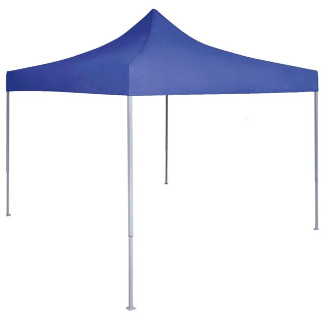 Berkfield Home Professional Folding Party Tent 2x2 m Steel Blue - image 1