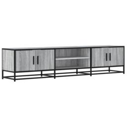 Berkfield Home TV Cabinet Grey Sonoma 180x35x41 cm Engineered Wood - Size: 180 x 35 x 41 cm - thumbnail 3