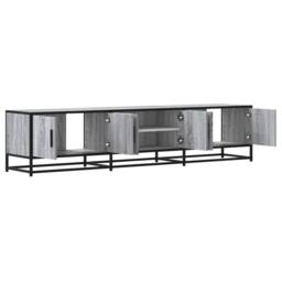 Berkfield Home TV Cabinet Grey Sonoma 180x35x41 cm Engineered Wood - Size: 180 x 35 x 41 cm - thumbnail 7