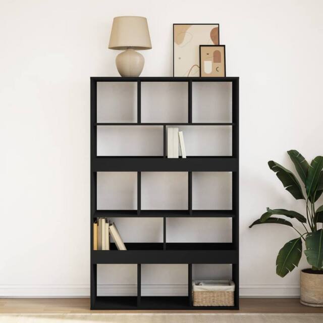 Berkfield Home Classic Bookcase Black 100x33x156.5 cm Engineered Wood - image 1