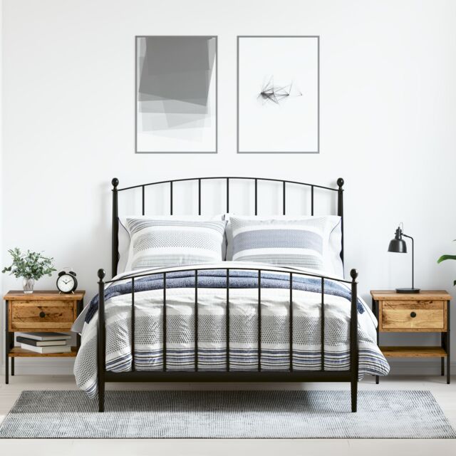 Berkfield Home Bedside Tables 2 pcs Old Wood 40x42x45 cm Engineered Wood in Brown - Size: 40 x 42 x 45 cm - image 1