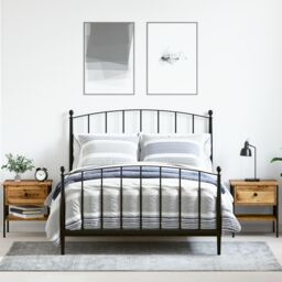 Berkfield Home Bedside Tables 2 pcs Old Wood 40x42x45 cm Engineered Wood in Brown - Size: 40 x 42 x 45 cm - thumbnail 1