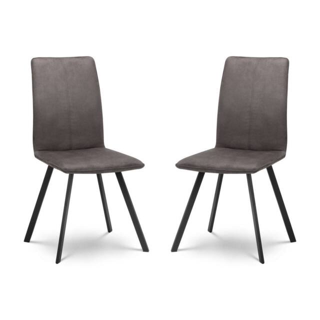 Cheshire Cortona Elegant Dining Chairs - Set of 2 in Charcoal - image 1