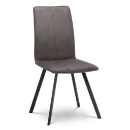 Cheshire Cortona Elegant Dining Chairs - Set of 2 in Charcoal - thumbnail 2