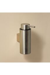 Cosmic Soap Dispenser, 200ml, Matt Stainless Steel, Logic Collection in Grey - thumbnail 2