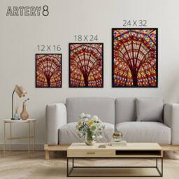 "Artery8 Louisiana State Capitol Building Glass Highsmith Framed Canvas Art - Size: W12"" x H16""" - thumbnail 4