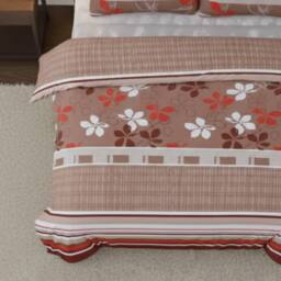 Snug City Floral Stripe Complete Bedding Set Duvet Cover Pillowcase Fitted Sheet - Size: Single - thumbnail 3